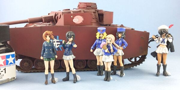 Mary, Girls Und Panzer: Saishuushou, Poly-Toys, Garage Kit, 1/35